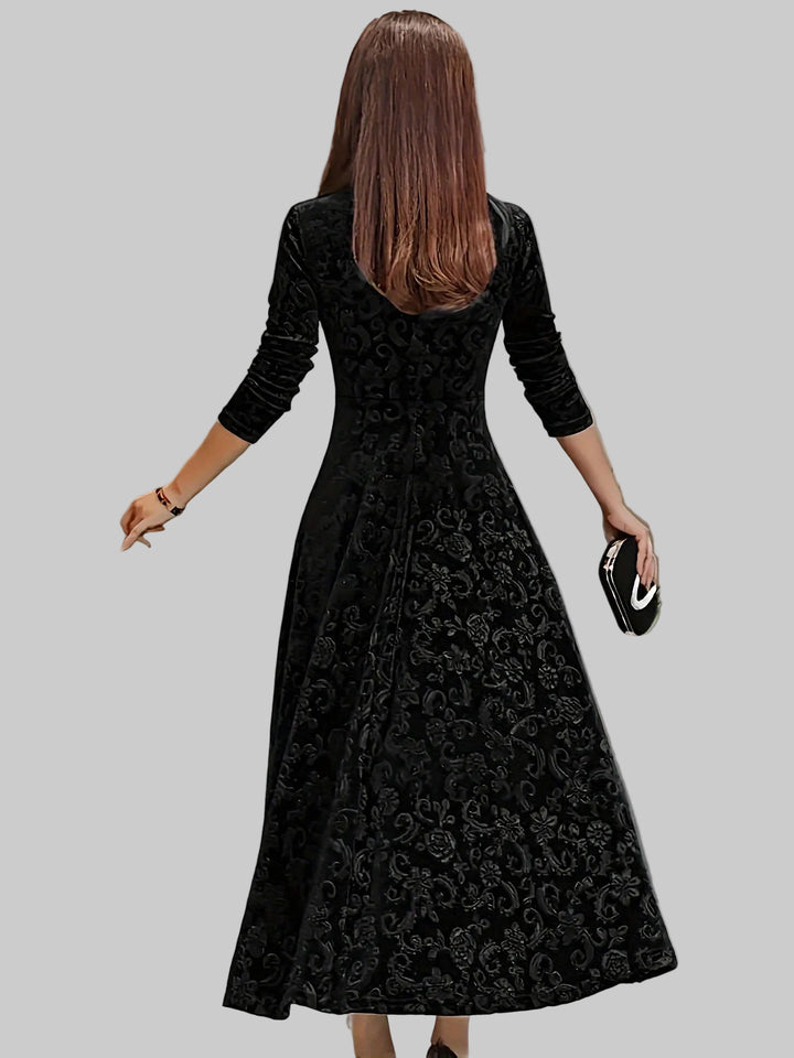 Dorothy | Elegantní vzorované maxi šaty