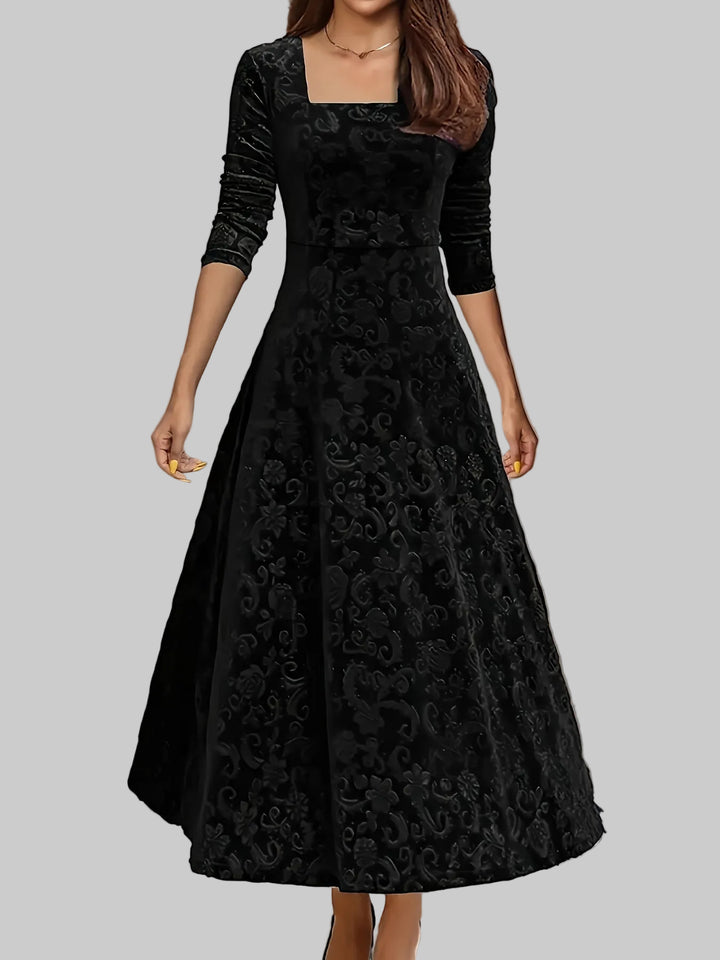 Dorothy | Elegantní vzorované maxi šaty