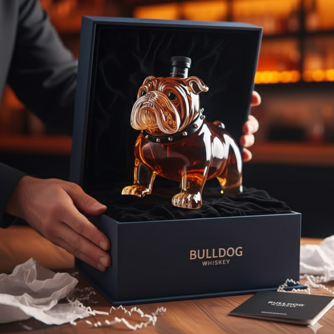 Whisky láhev - Bulldog Edice
