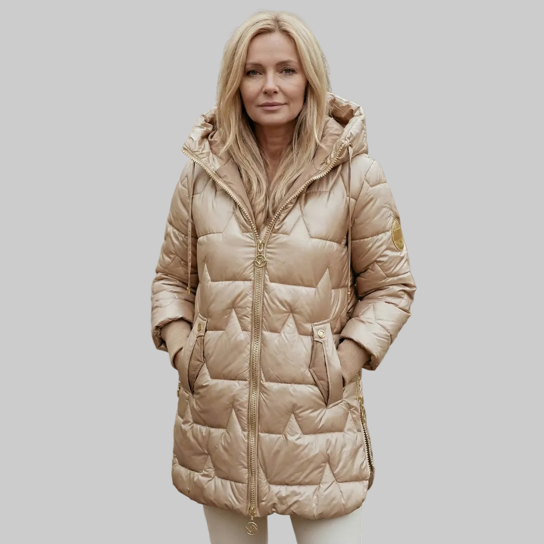 Lina | Dlouhá prošívaná zimní bunda