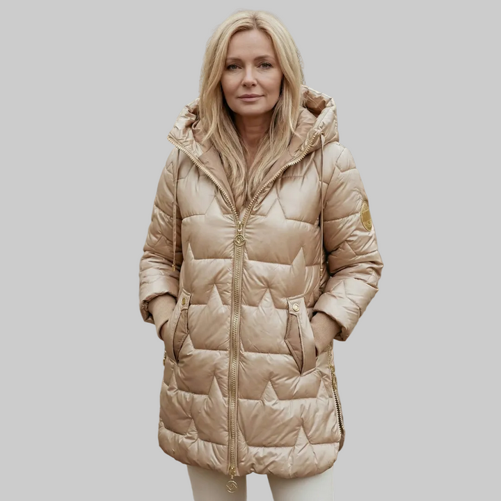 Lina | Dlouhá prošívaná zimní bunda
