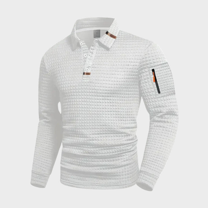 Bernard - Moderní prošívaný casual svetr