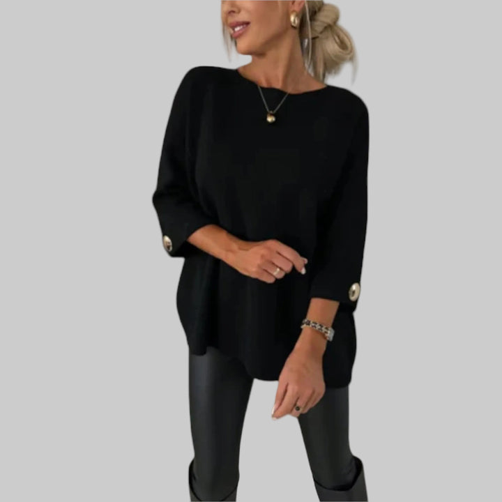 Isabella - Elegantní Pletená Blůza
