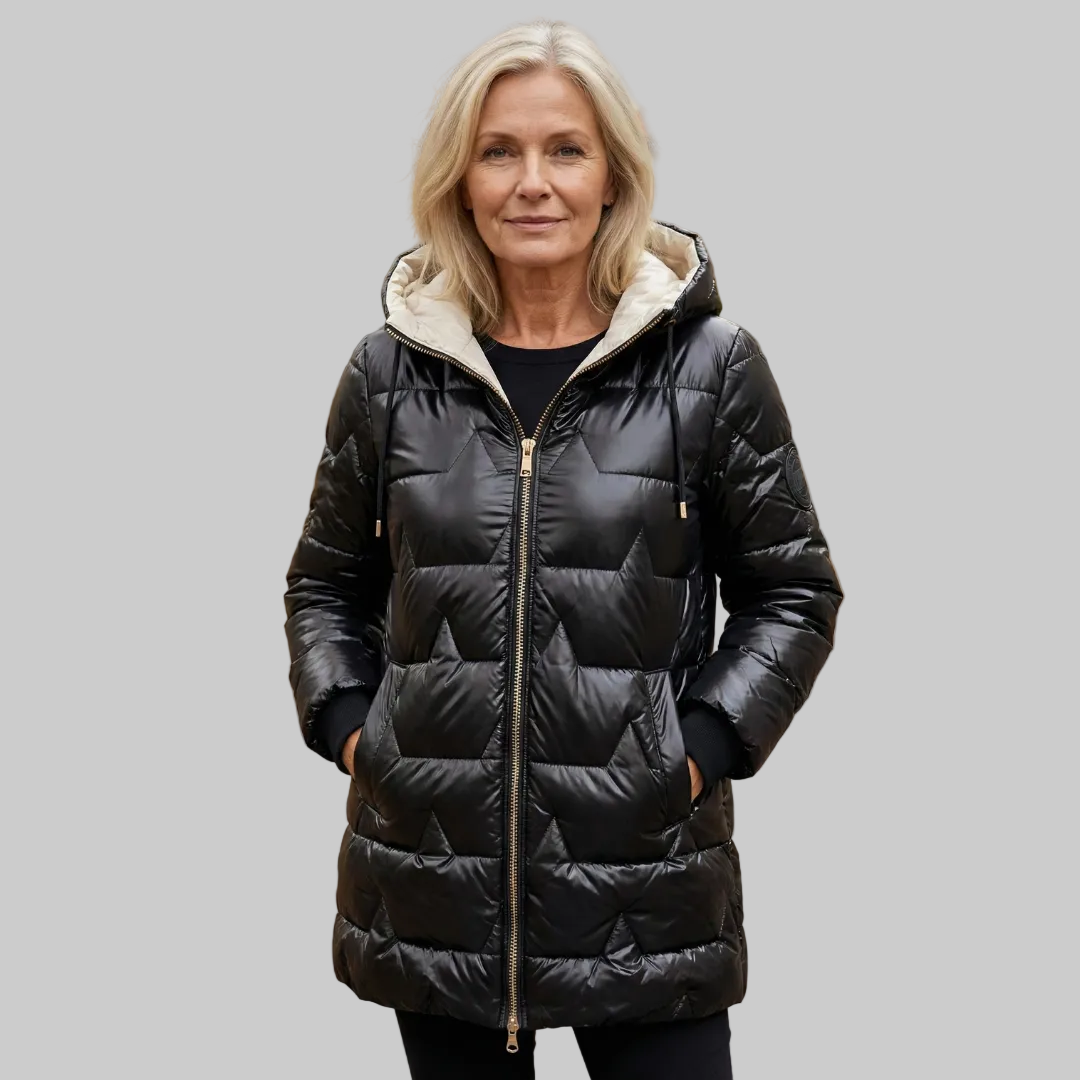 Lina | Dlouhá prošívaná zimní bunda