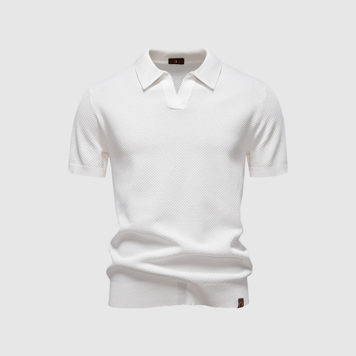 Libuše – Strukturované polo tričko pro elegantní a pohodlný styl