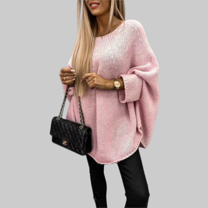Isabelle - Stylový dámský svetr s kulatým výstřihem