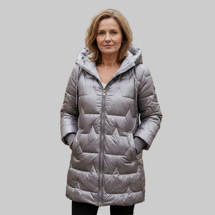 Lina | Dlouhá prošívaná zimní bunda