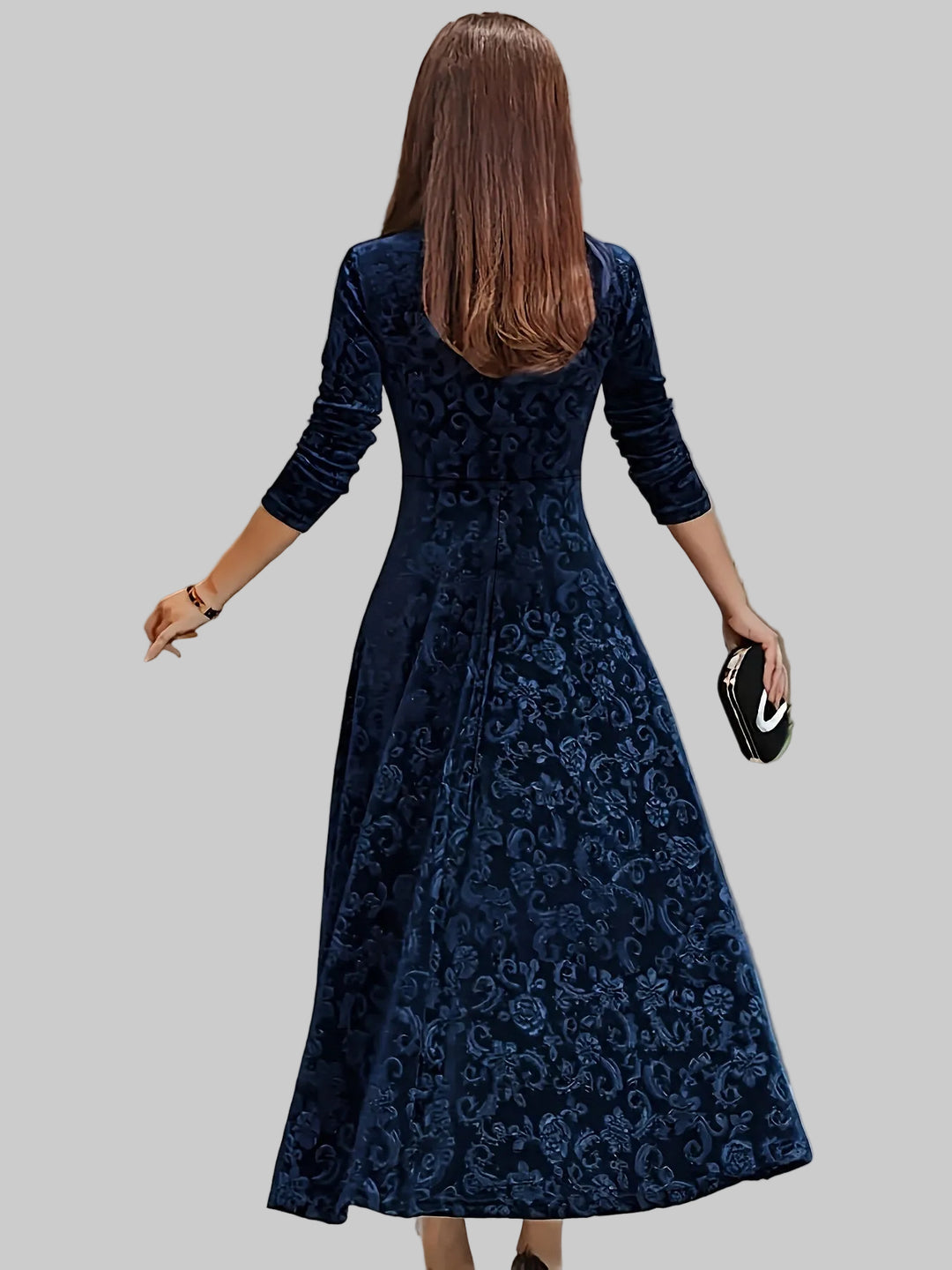 Dorothy | Elegantní vzorované maxi šaty