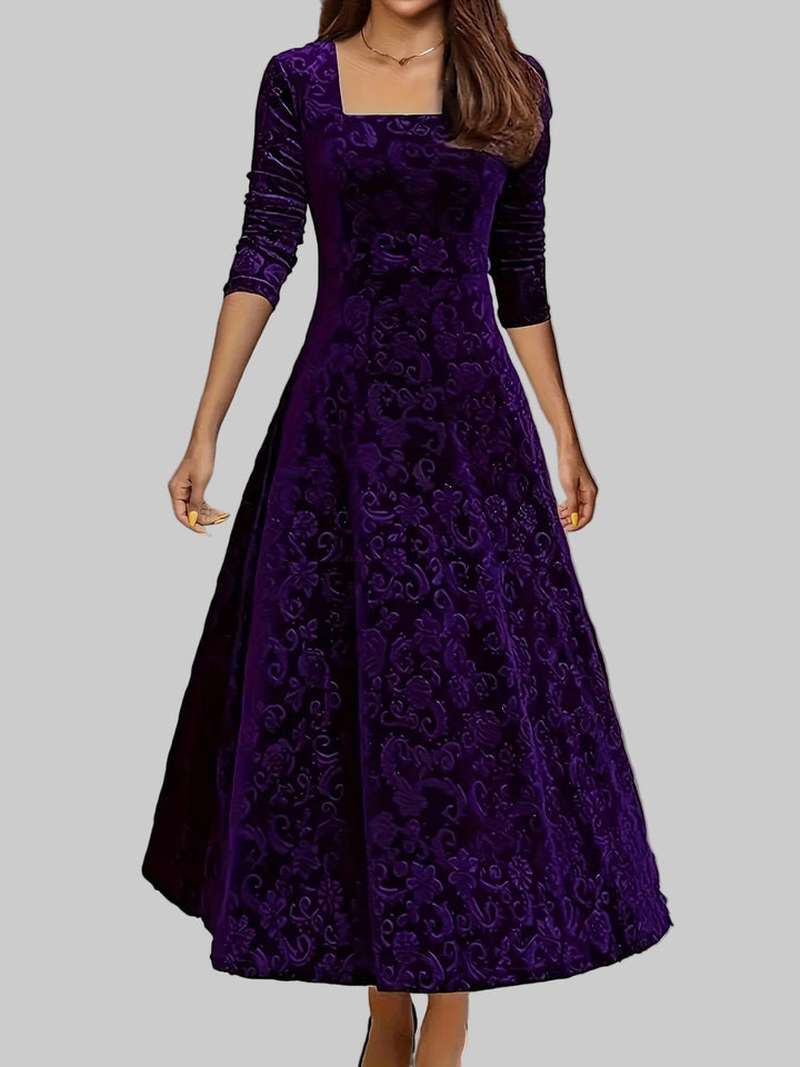 Dorothy | Elegantní vzorované maxi šaty