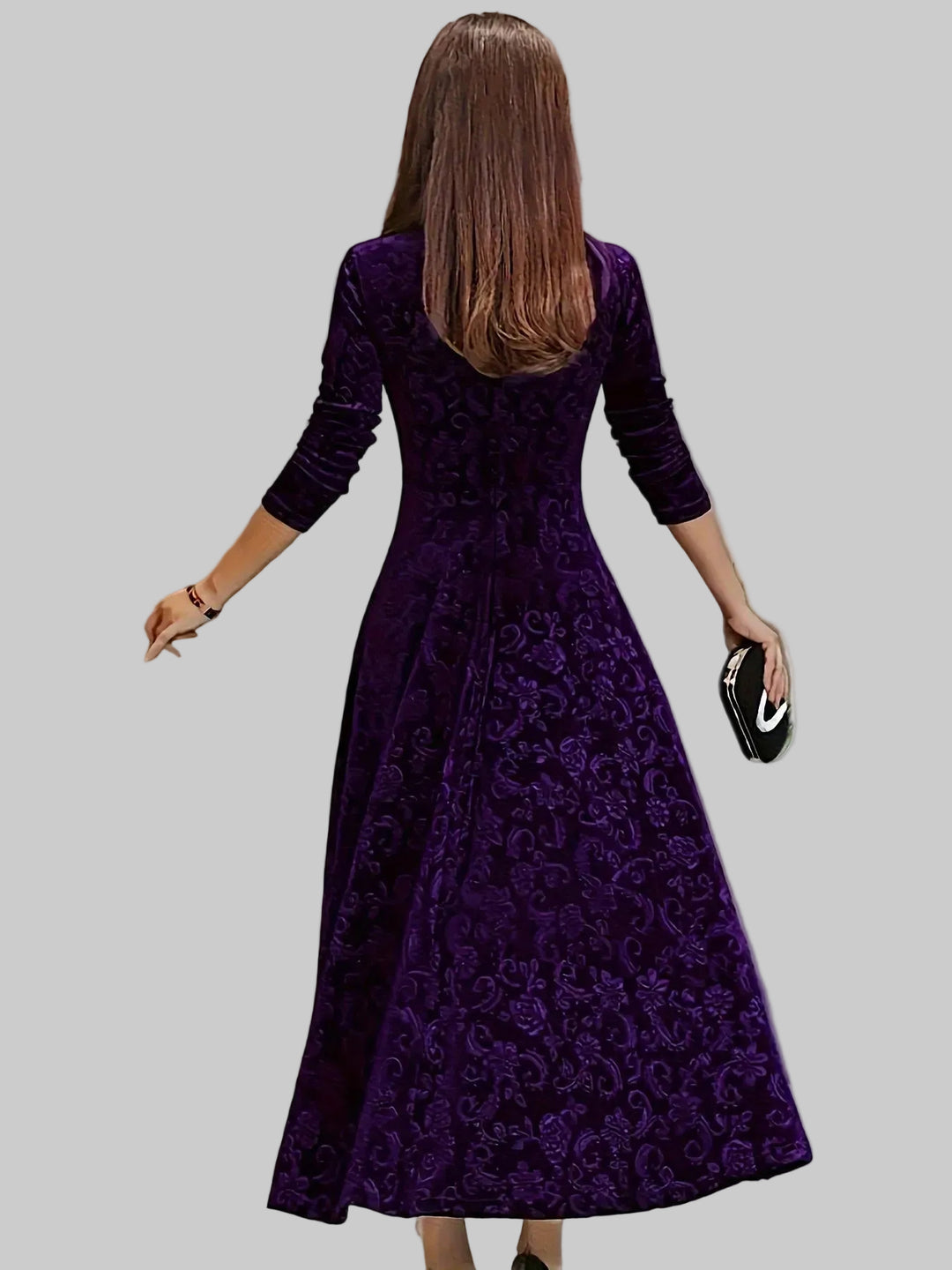 Dorothy | Elegantní vzorované maxi šaty