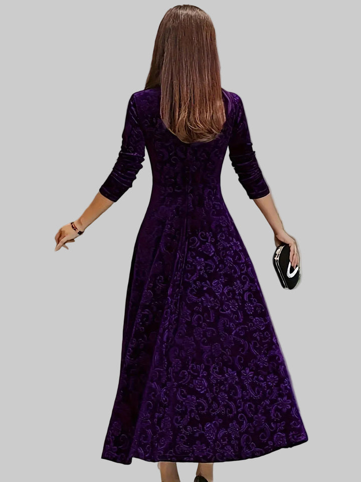 Dorothy | Elegantní vzorované maxi šaty