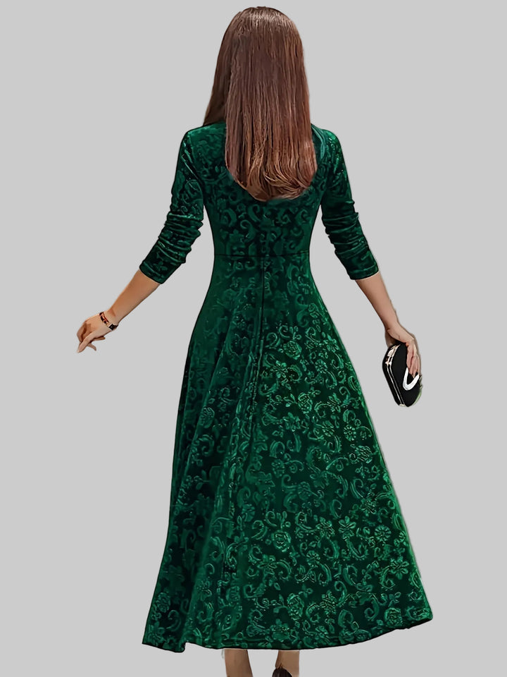 Dorothy | Elegantní vzorované maxi šaty