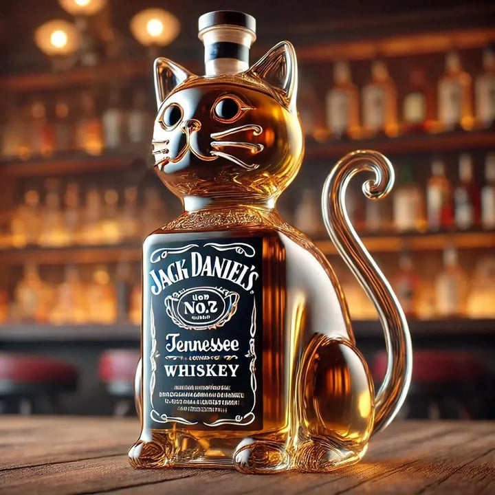 Whisky láhev - Kočka Edice