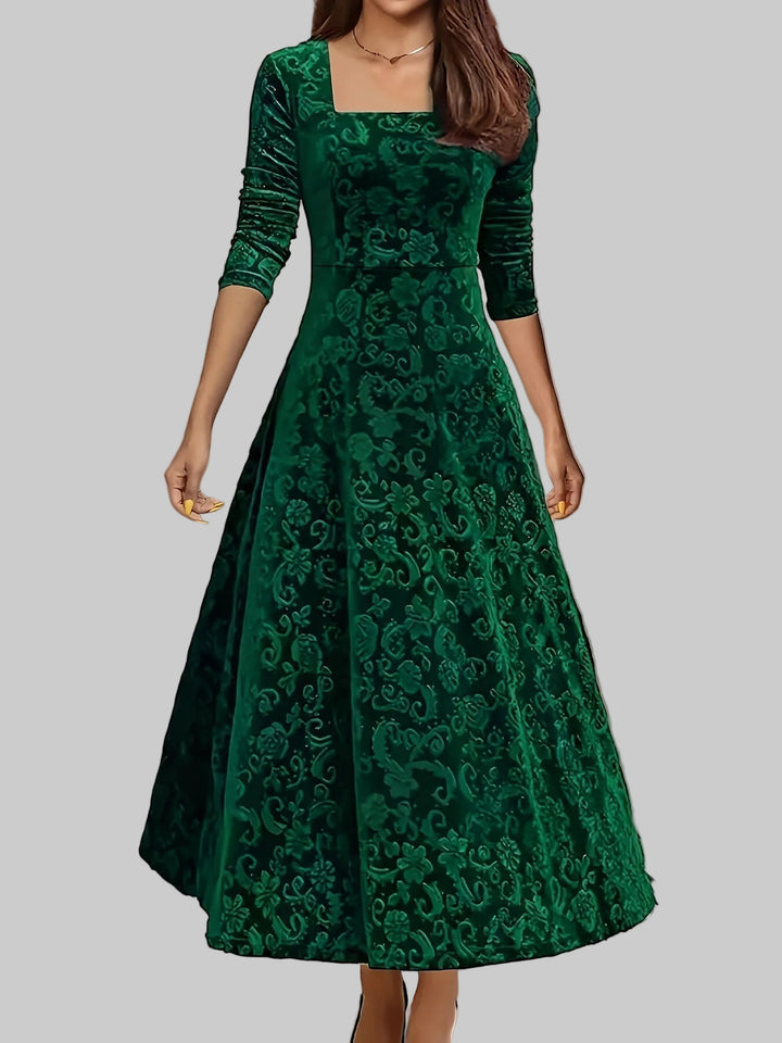 Dorothy | Elegantní vzorované maxi šaty