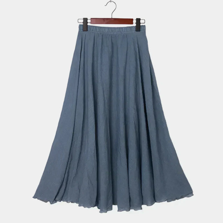 Kristýna Elegantní Vysokopásová Dlouhá Sukně Vzdušná