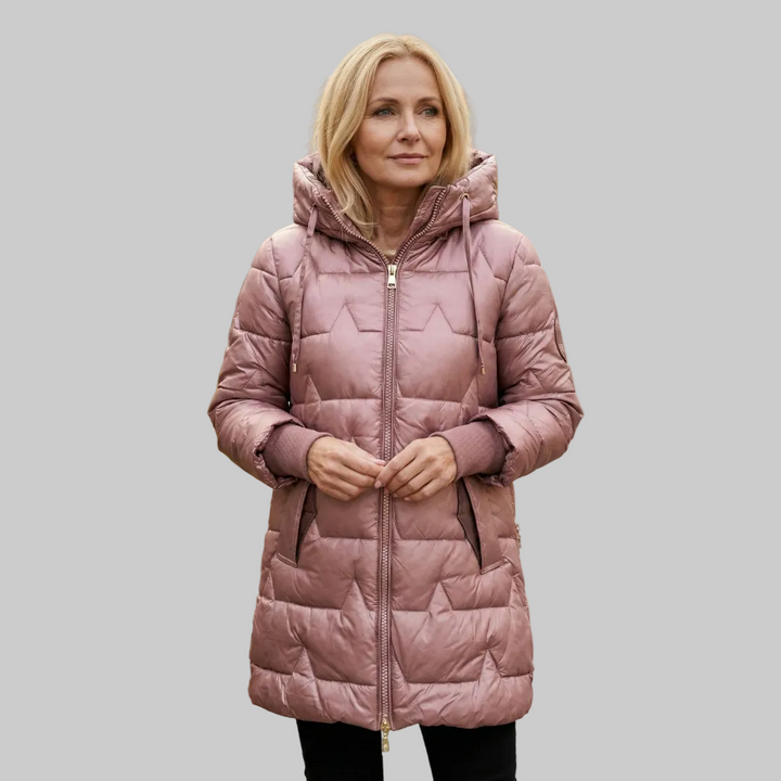 Lina | Dlouhá prošívaná zimní bunda