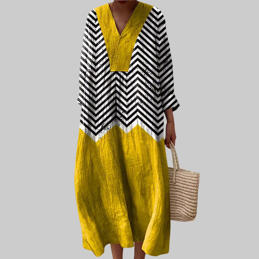 Odile | Elegantní geometrická šaty