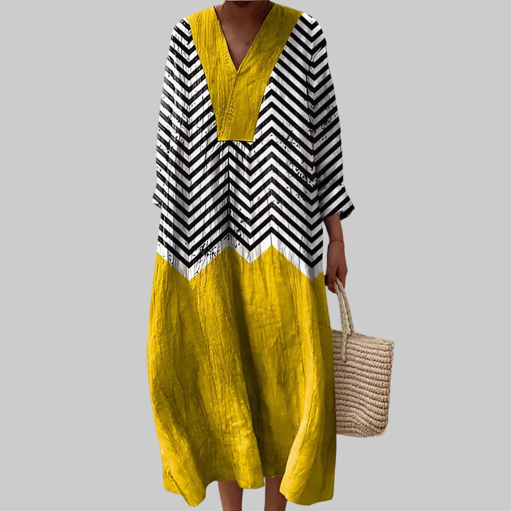 Odile | Elegantní geometrická šaty