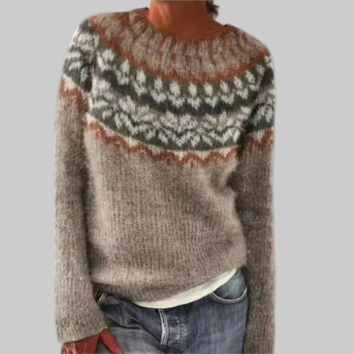 Vintage pletený svetr pro ženy