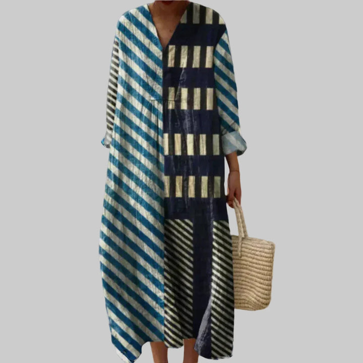 Odile | Elegantní geometrická šaty