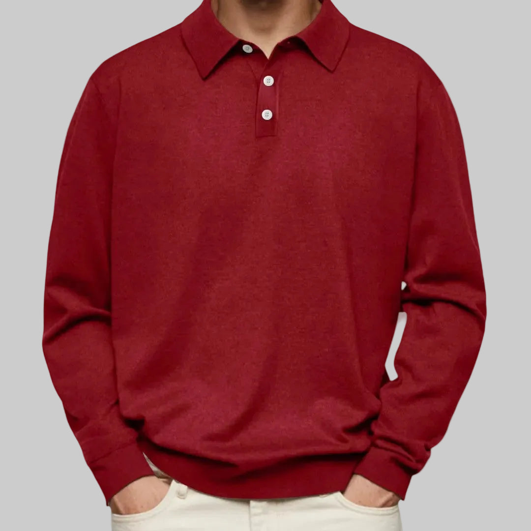 Aiden™ | Polo tričko s dlouhým rukávem
