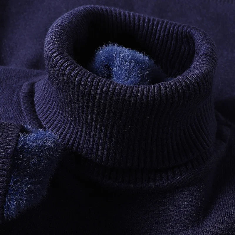 ARLO - Svetr z merino vlny s vysokým límcem