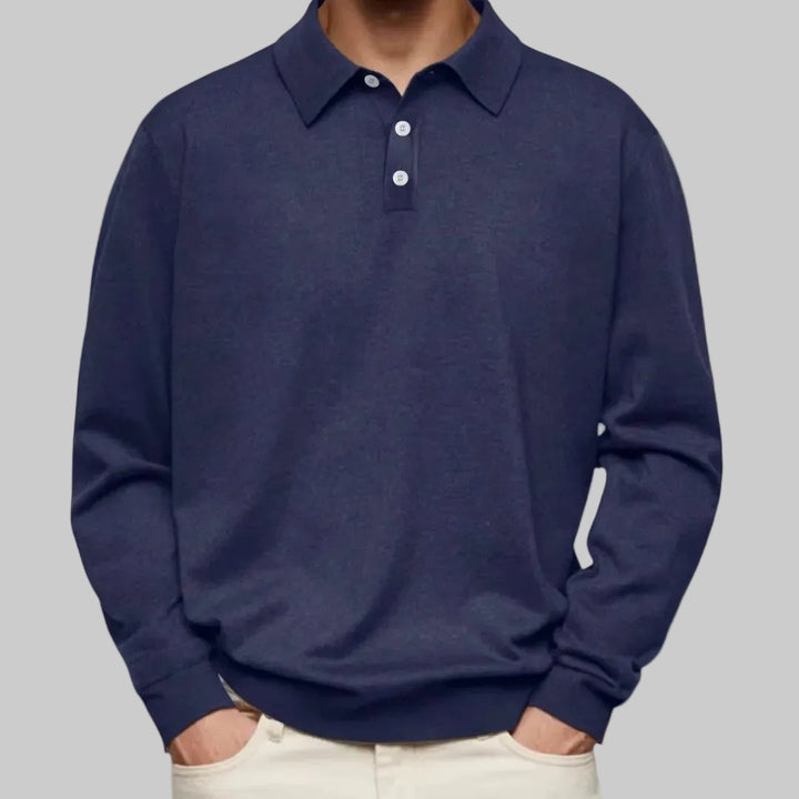 Aiden™ | Polo tričko s dlouhým rukávem