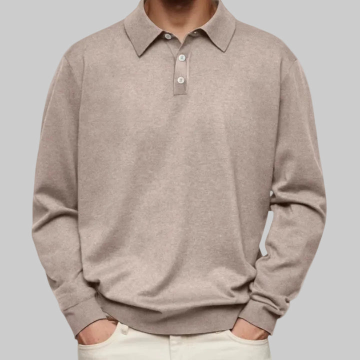 Aiden™ | Polo tričko s dlouhým rukávem