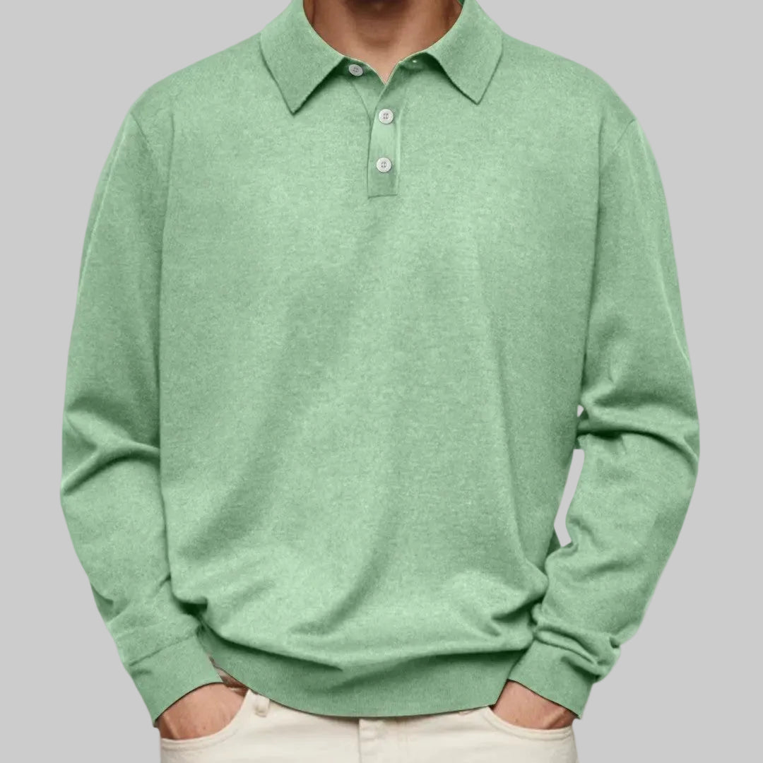 Aiden™ | Polo tričko s dlouhým rukávem