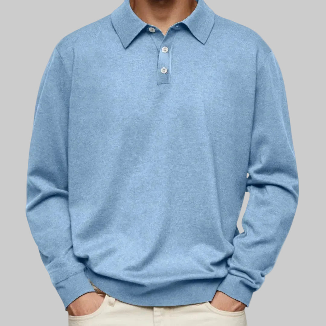 Aiden™ | Polo tričko s dlouhým rukávem