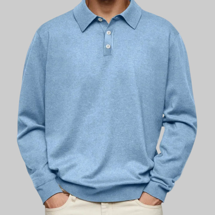 Aiden™ | Polo tričko s dlouhým rukávem