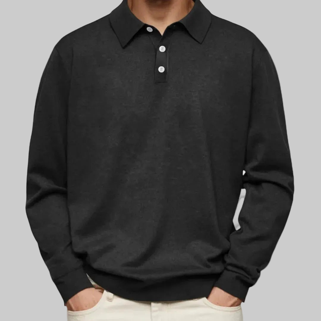 Aiden™ | Polo tričko s dlouhým rukávem