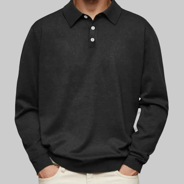 Aiden™ | Polo tričko s dlouhým rukávem
