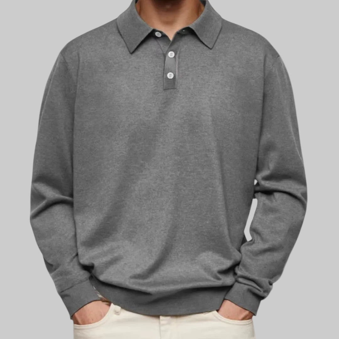 Aiden™ | Polo tričko s dlouhým rukávem