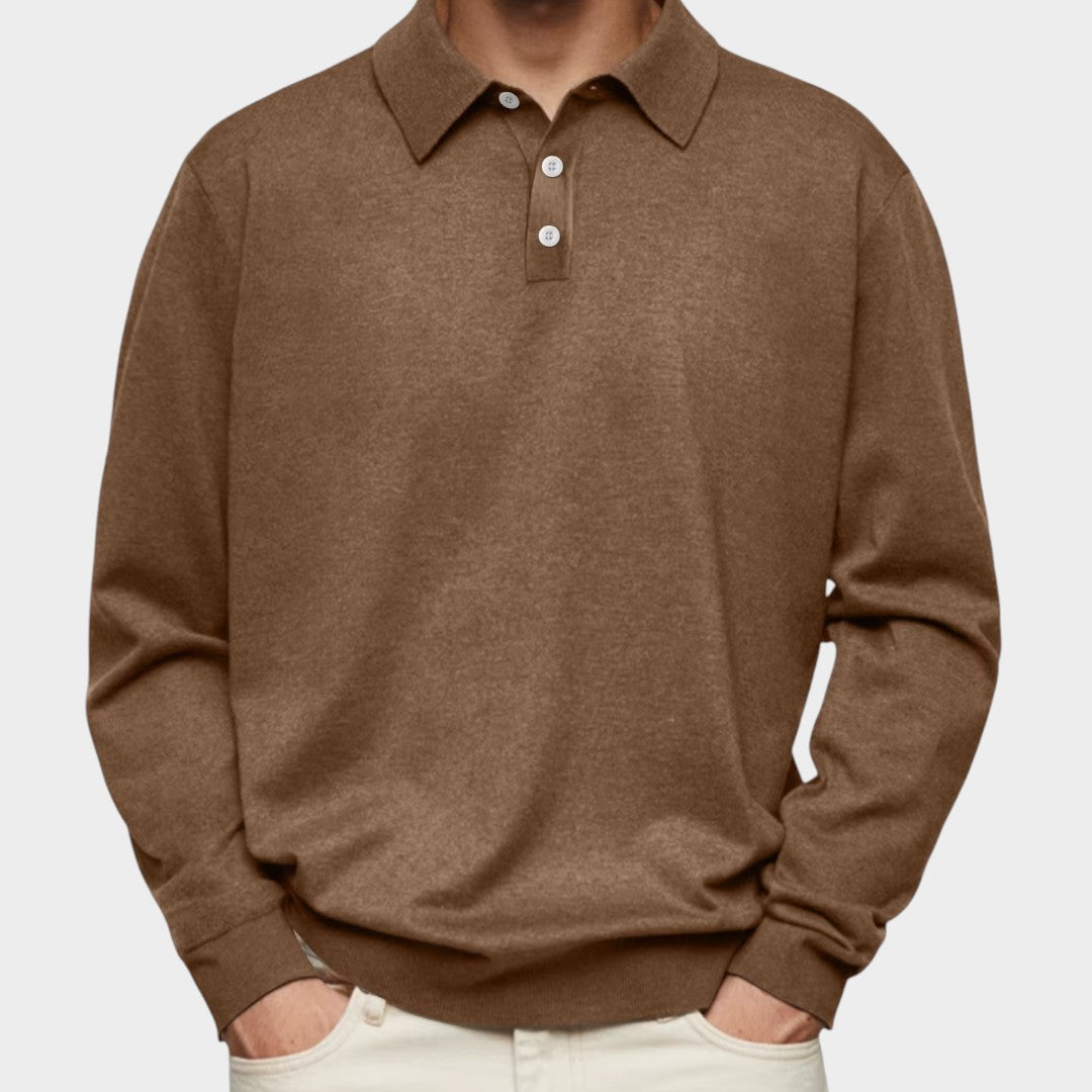 Aiden™ | Polo tričko s dlouhým rukávem