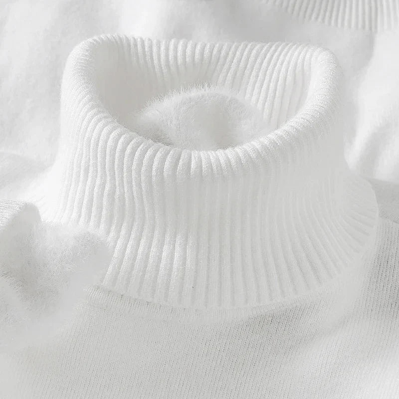 ARLO - Svetr z merino vlny s vysokým límcem