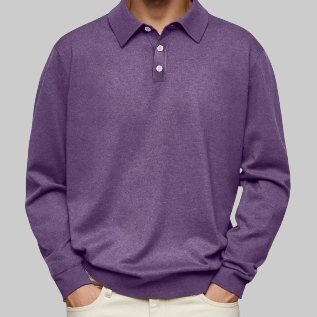 Aiden™ | Polo tričko s dlouhým rukávem