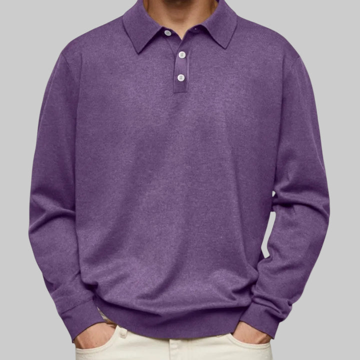 Aiden™ | Polo tričko s dlouhým rukávem