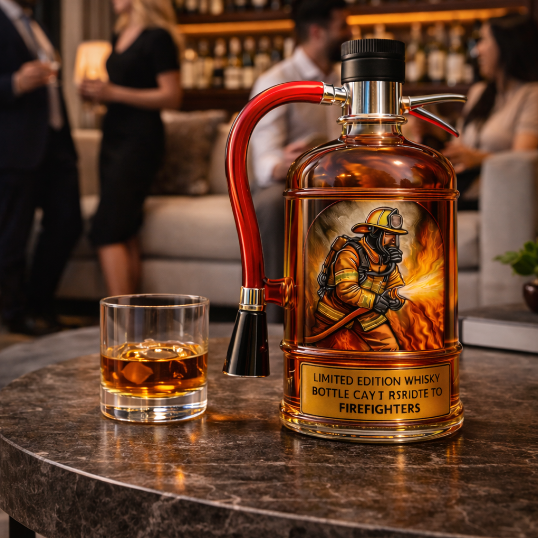 Whisky láhev - Edice Hasicí přístroj