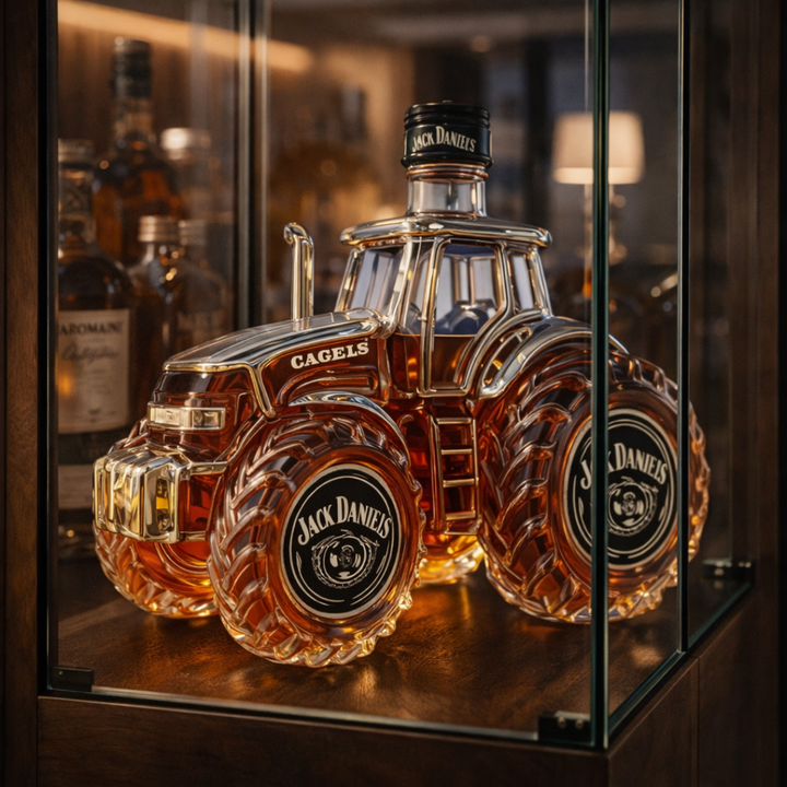 Whisky Fles - Speciální Edice Traktor