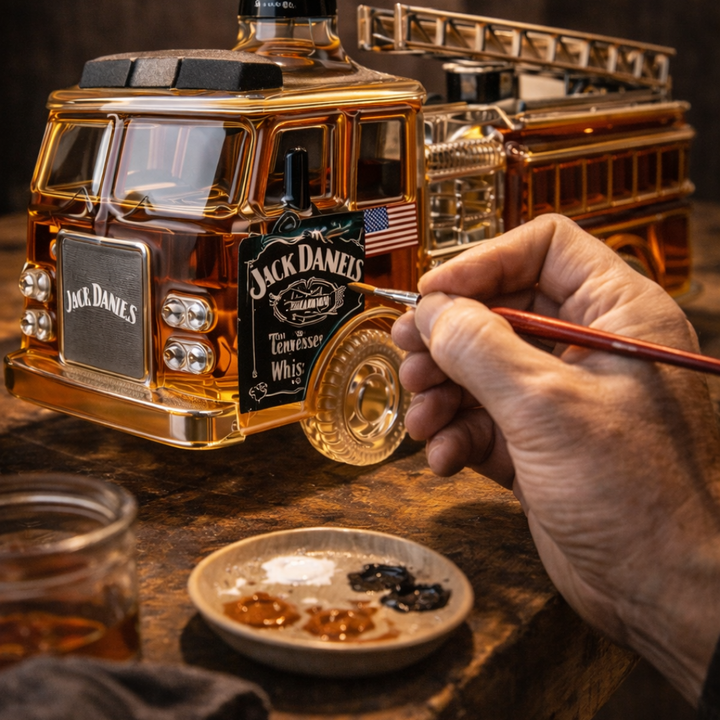 Whisky láhev Jack Daniel's - Edice Hasičů