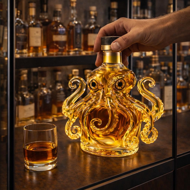 Whiskyfles - Edice Octopus