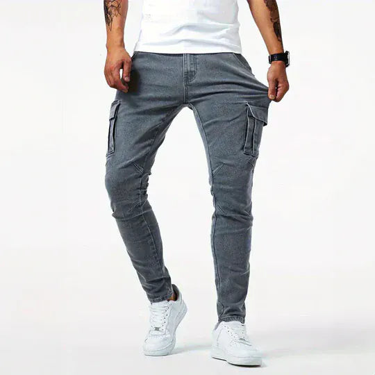 André Ferran Cargo Denim Jeans