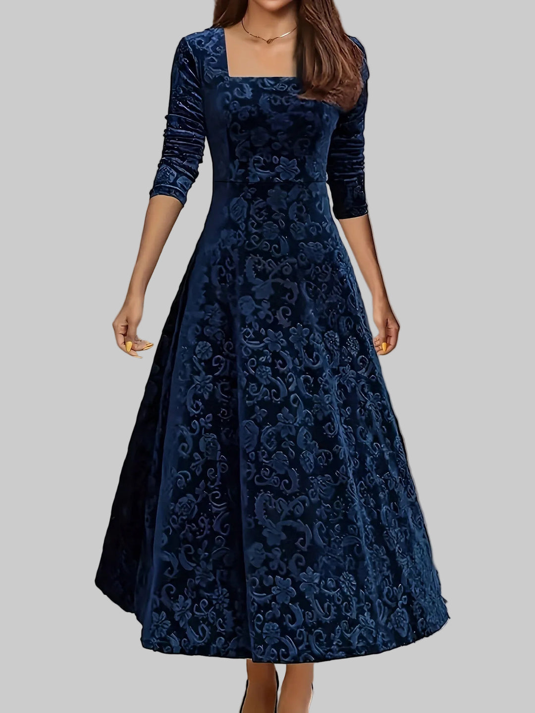 Dorothy | Elegantní vzorované maxi šaty