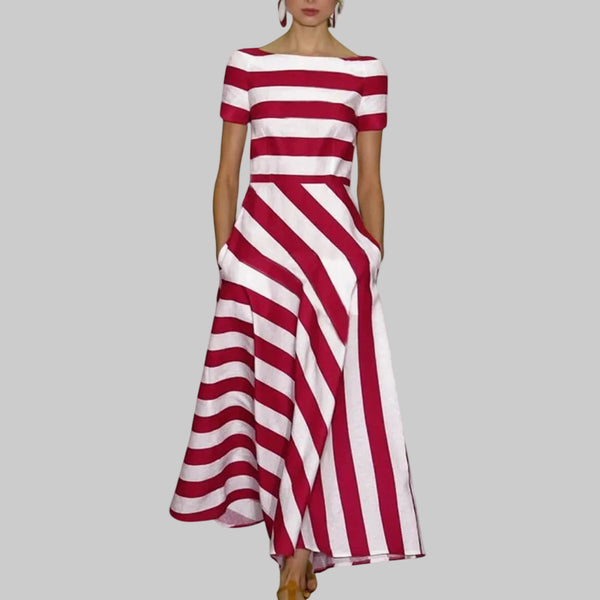 Carly™ | Pruhované Šaty