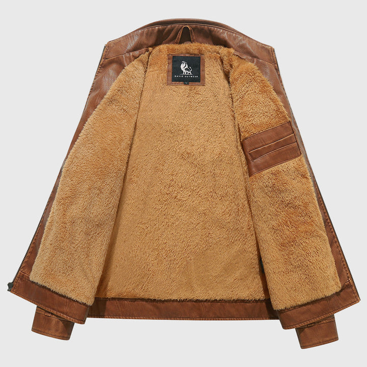 Fleece Biker Jacket