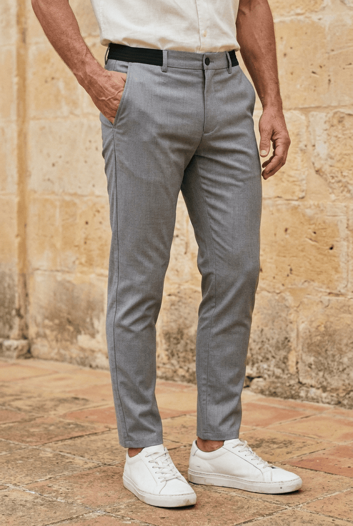 Dominik | Sportovní 4-way stretch chino kalhoty