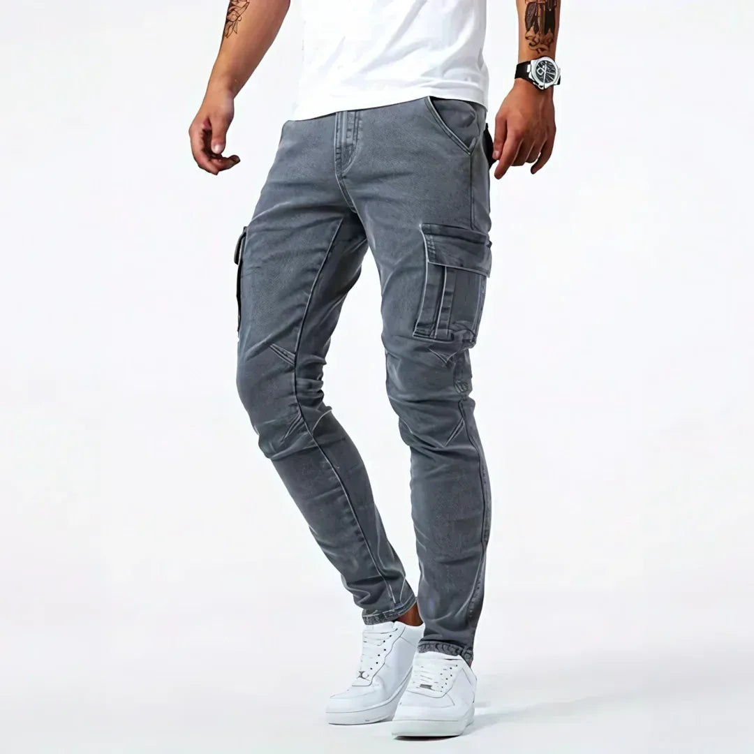 André Ferran Cargo Denim Jeans