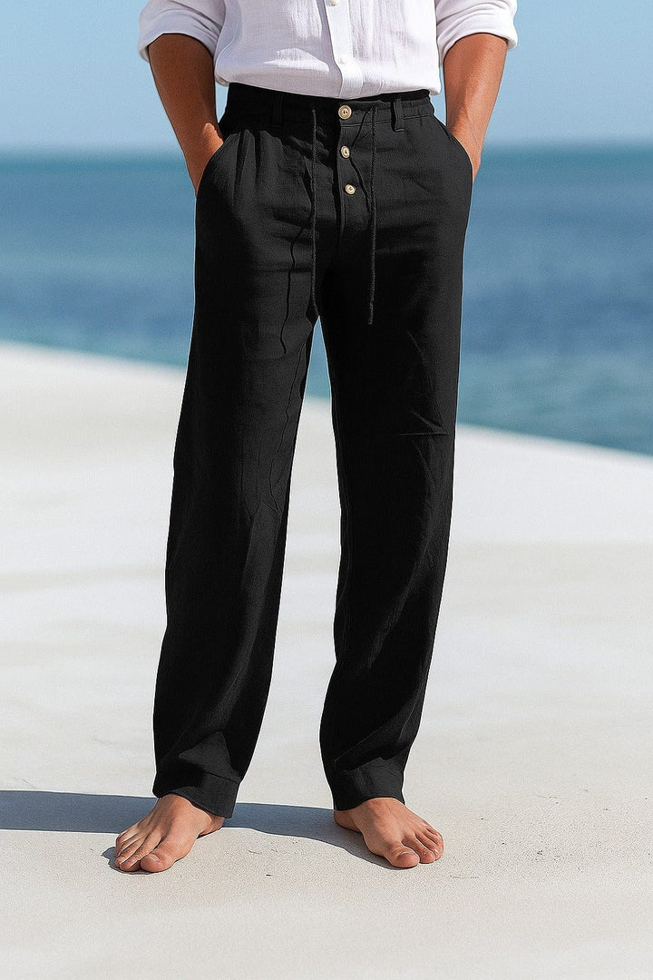 André Ferran Porto Linen Trousers