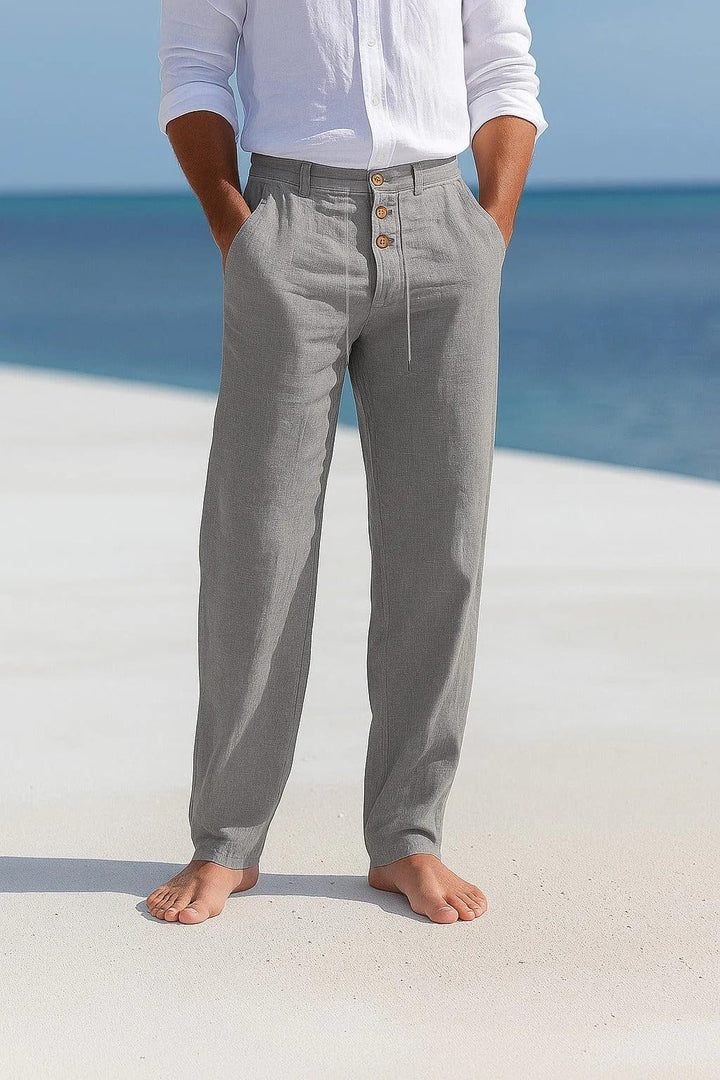 André Ferran Porto Linen Trousers